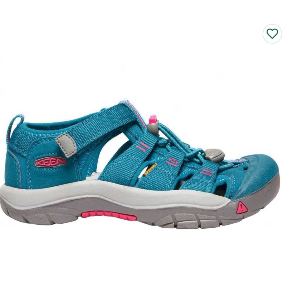 Big Kids Keen Newport H2 - Deep Lagoon / Bright Pink / Size 5